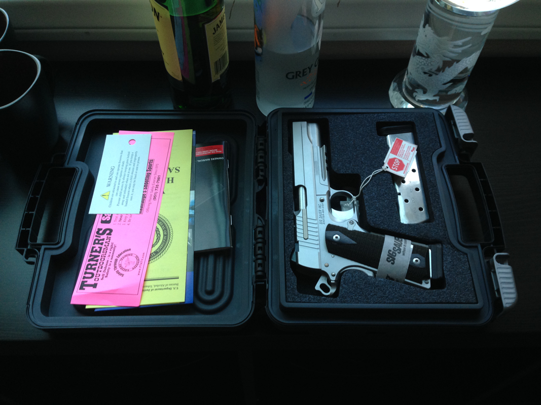 [SOLD] Never Fired, SIG SAUER 1911 .45 ACP, Laguna Hills, CA, May Ship