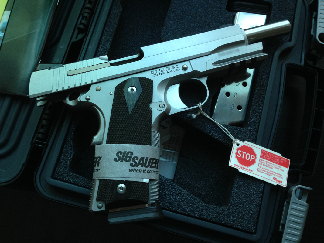 [SOLD] Never Fired, SIG SAUER 1911 .45 ACP, Laguna Hills, CA, May Ship